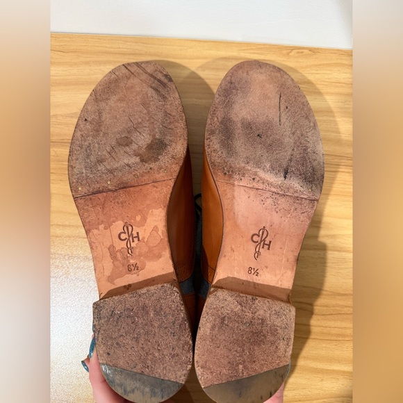 Cole Haan Spectator Oxford Shoes Men’s 8.5 | Leather & Chambray | Cap Toe - Picture 8 of 10